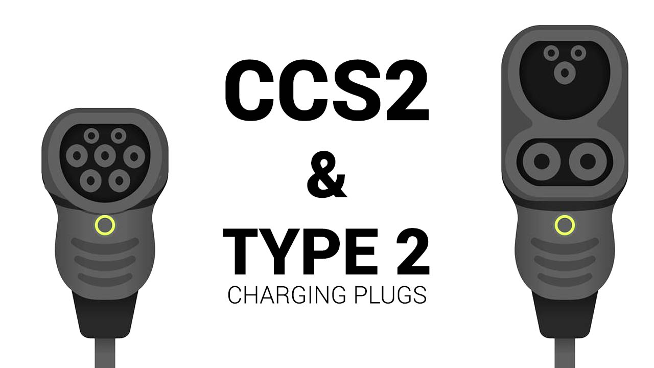 CCS Type 2 Connector for DC Fast Electric Car Charging Station