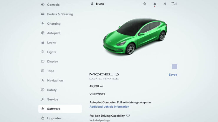How to change name Tesla MCU