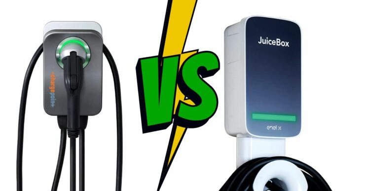 chargepoint vs juicebox ev chargers